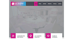 Desktop Screenshot of luztecnica.es