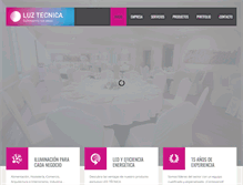 Tablet Screenshot of luztecnica.es